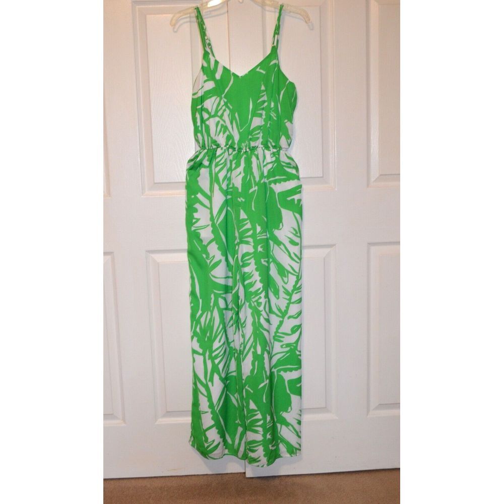 Lilly Pulitzer 1 Pc Floral Sleeveless Maxi Romper Size S 20th Anniversary Coll